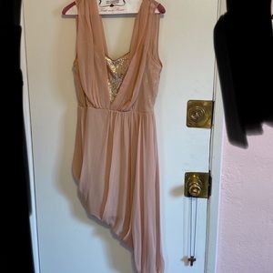 BEBE Blush Pink Party Dress